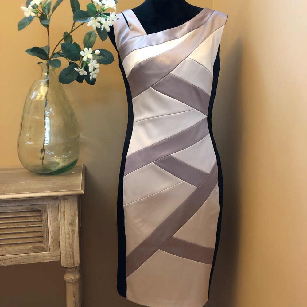 Pencil satin dress